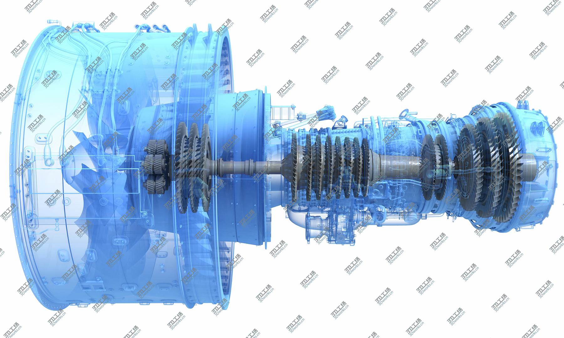 images/goods_img/20210319/3D Full and Cutaway Turbofan Engine/5.jpg
